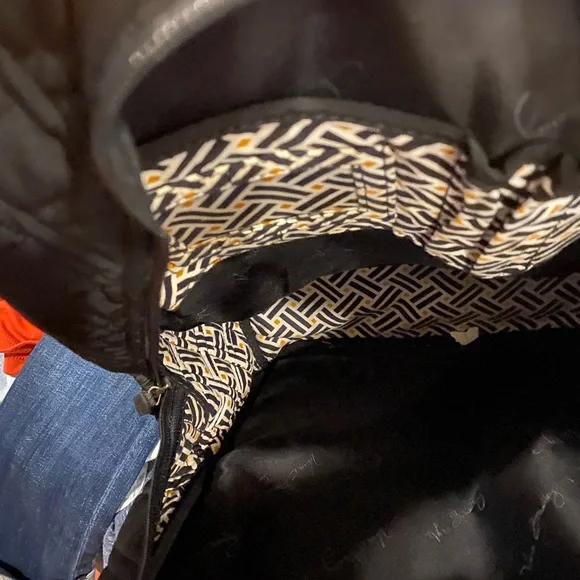 Vera Bradley Black Quilted Backpack - Picture 5 of 6